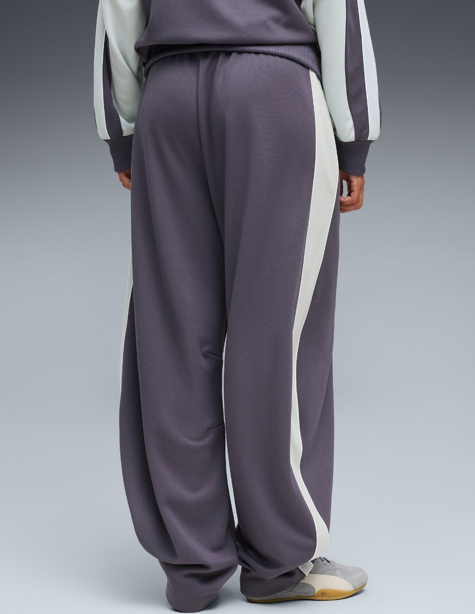 Pants regular con elástico para mujer