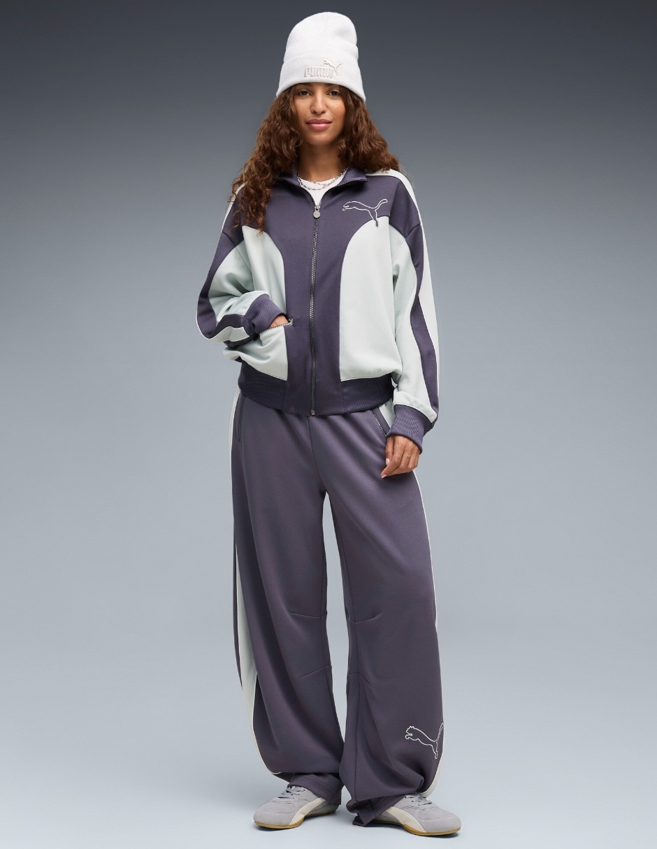 Pants regular con elástico para mujer 5