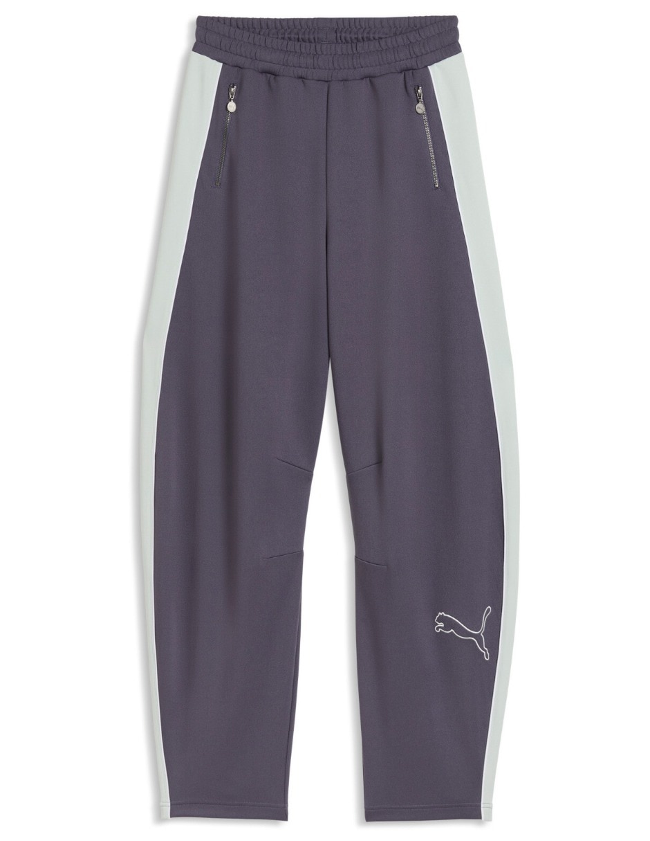 Pants regular con elástico para mujer 6