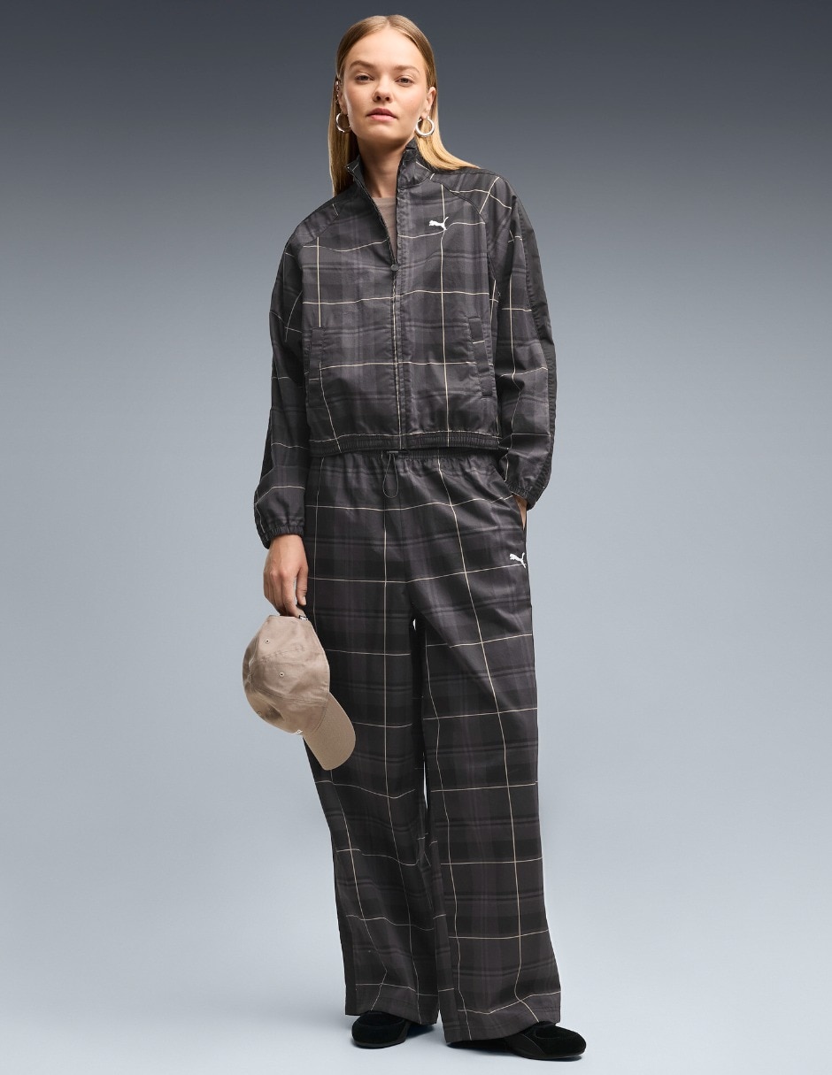 Pants regular con elástico para mujer 5
