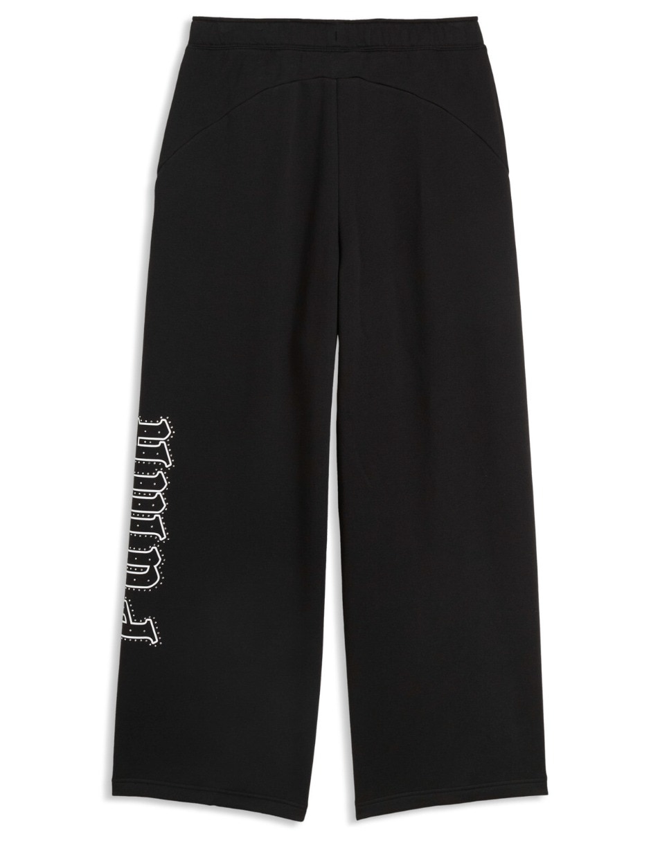 Pants regular con elástico para mujer 2