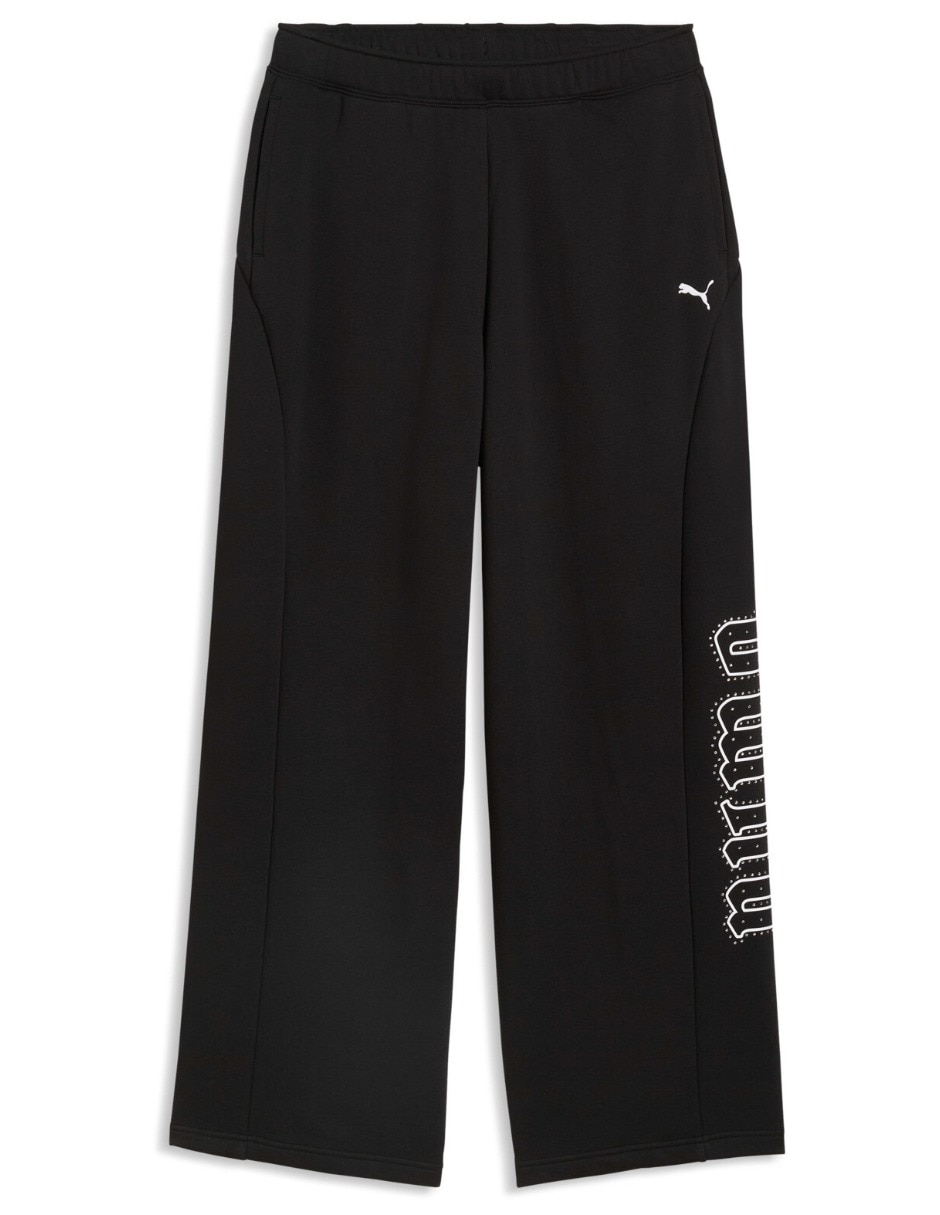 Pants regular con elástico para mujer 4