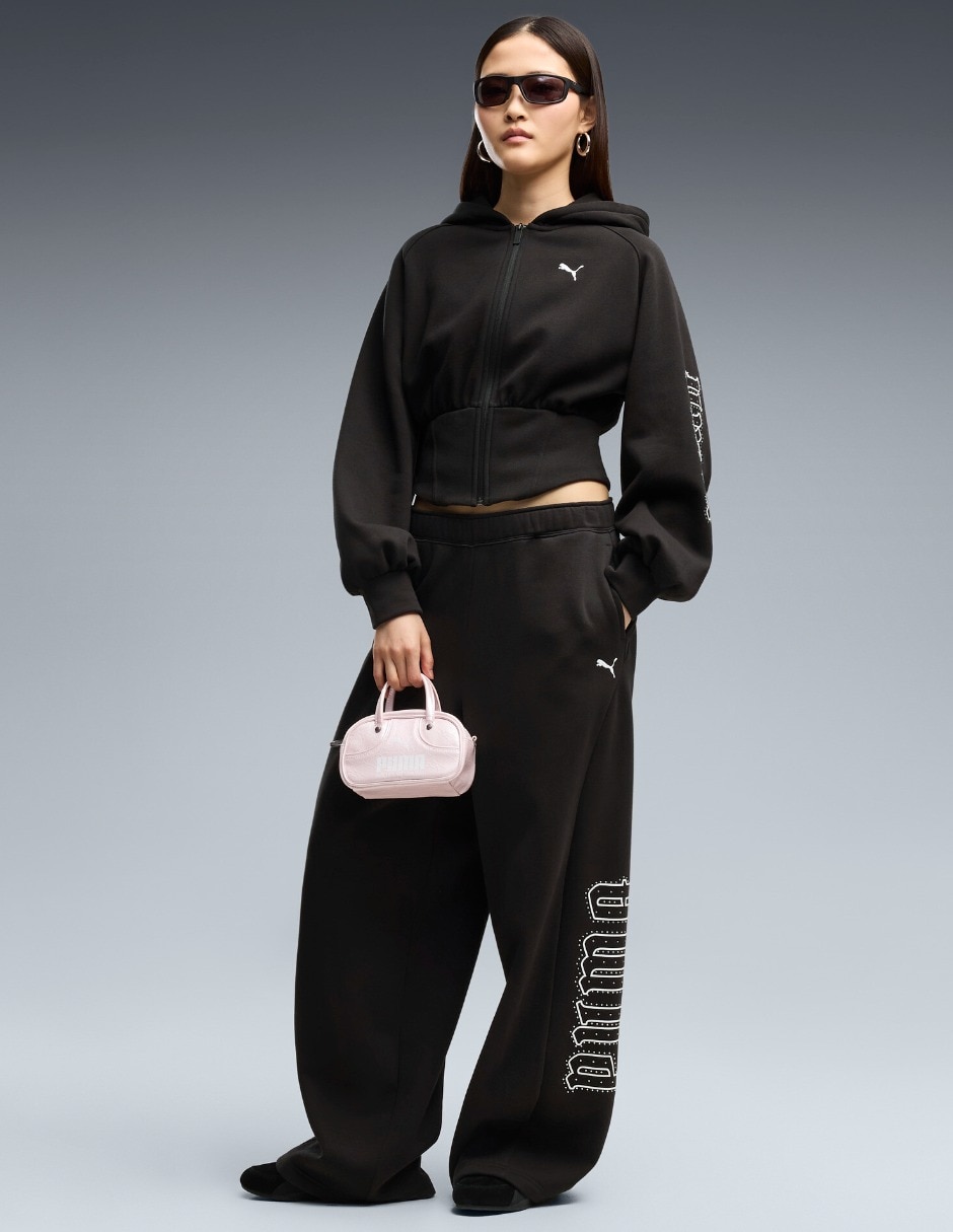 Pants regular con elástico para mujer 5