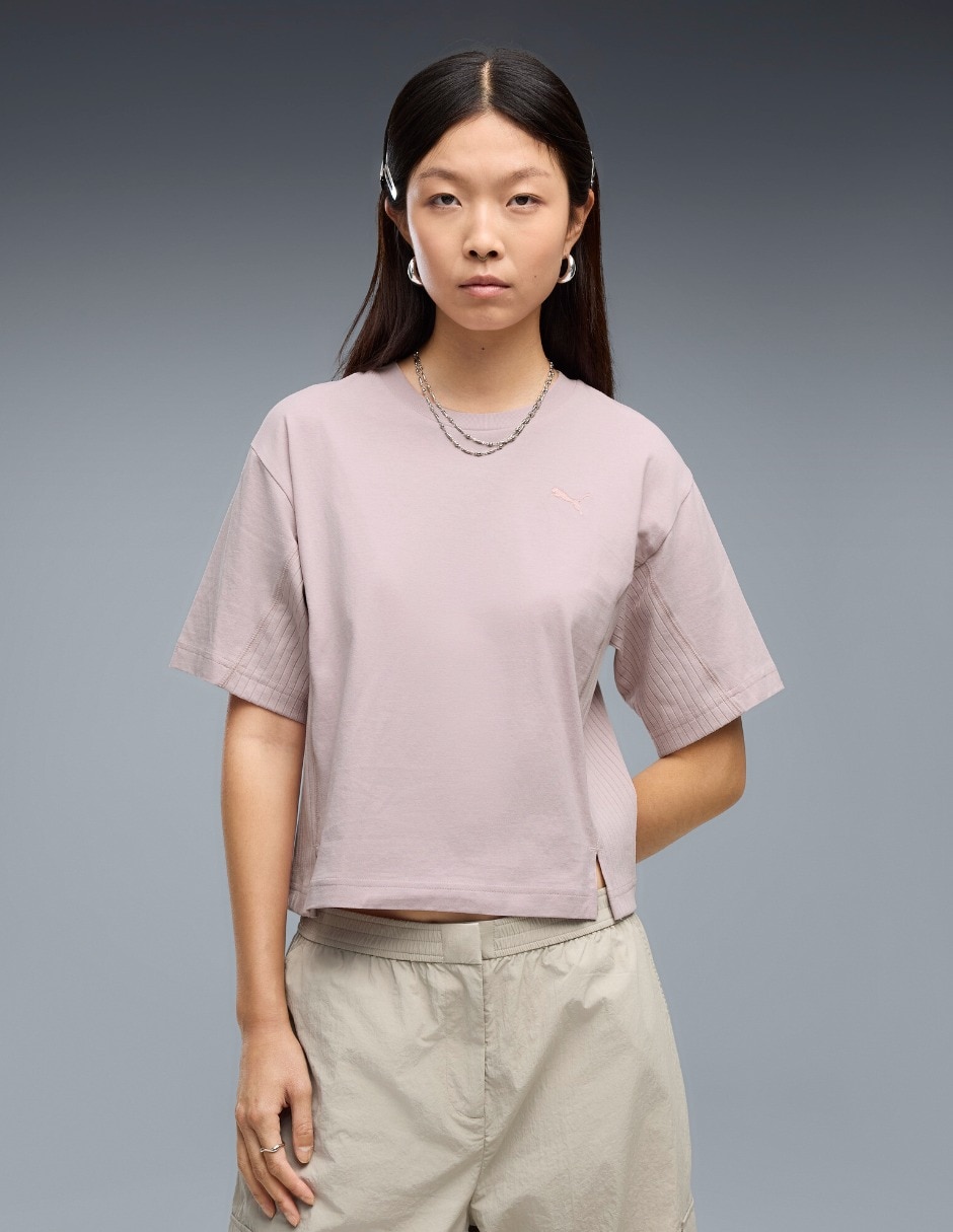 Playera manga corta Her Relaxed Tee cuello redondo mujer Playera manga corta Her Relaxed Tee cuello redondo mujer