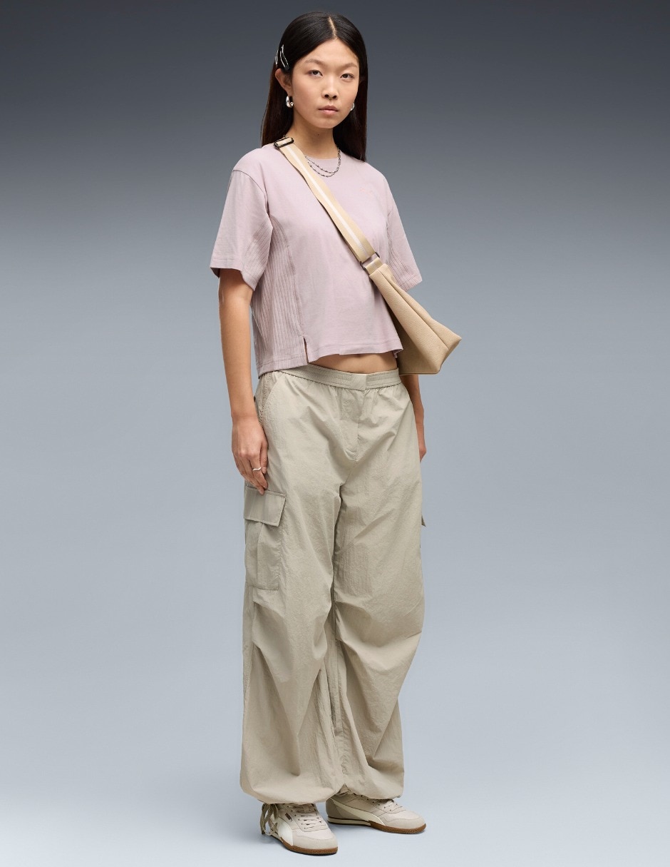 Playera manga corta Her Relaxed Tee cuello redondo mujer 3