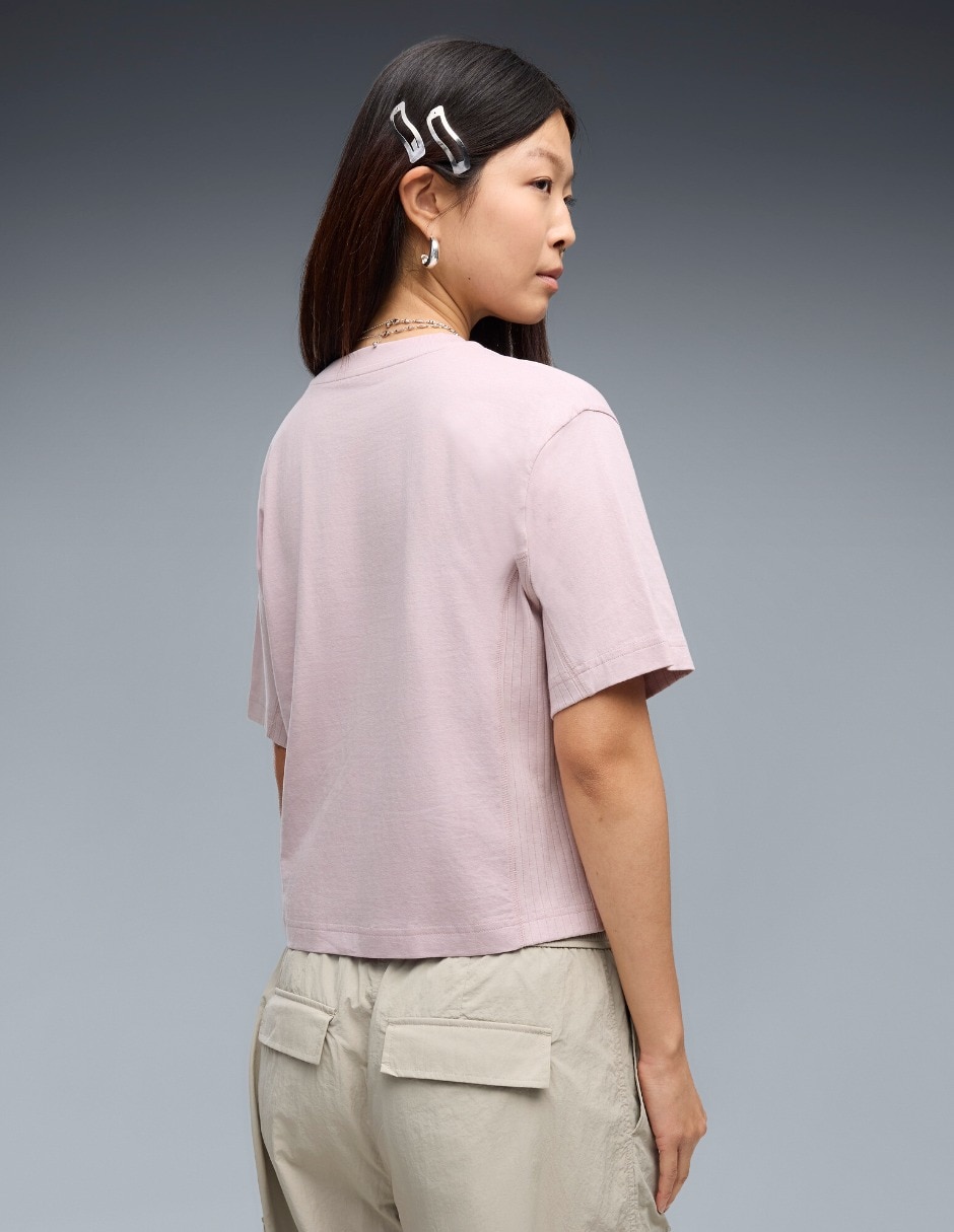 Playera manga corta Her Relaxed Tee cuello redondo mujer 5