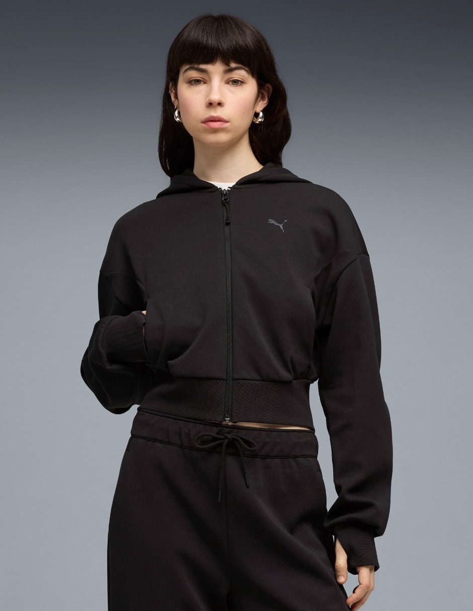 Sudadera con capucha y bolsa Sense Full para mujer
