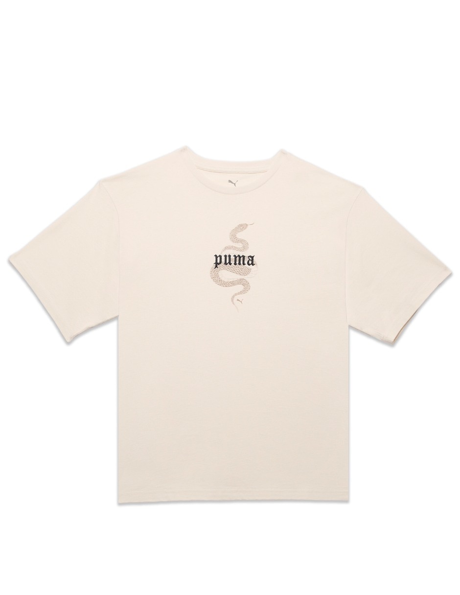 Playera manga corta Snake Pack Grap cuello redondo mujer 3