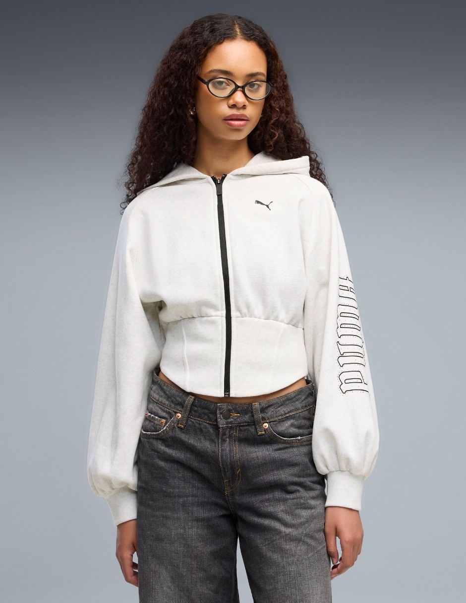 Sudadera con capucha y bolsa Street Glam Bedazzle para mujer Sudadera con capucha y bolsa Street Glam Bedazzle para mujer