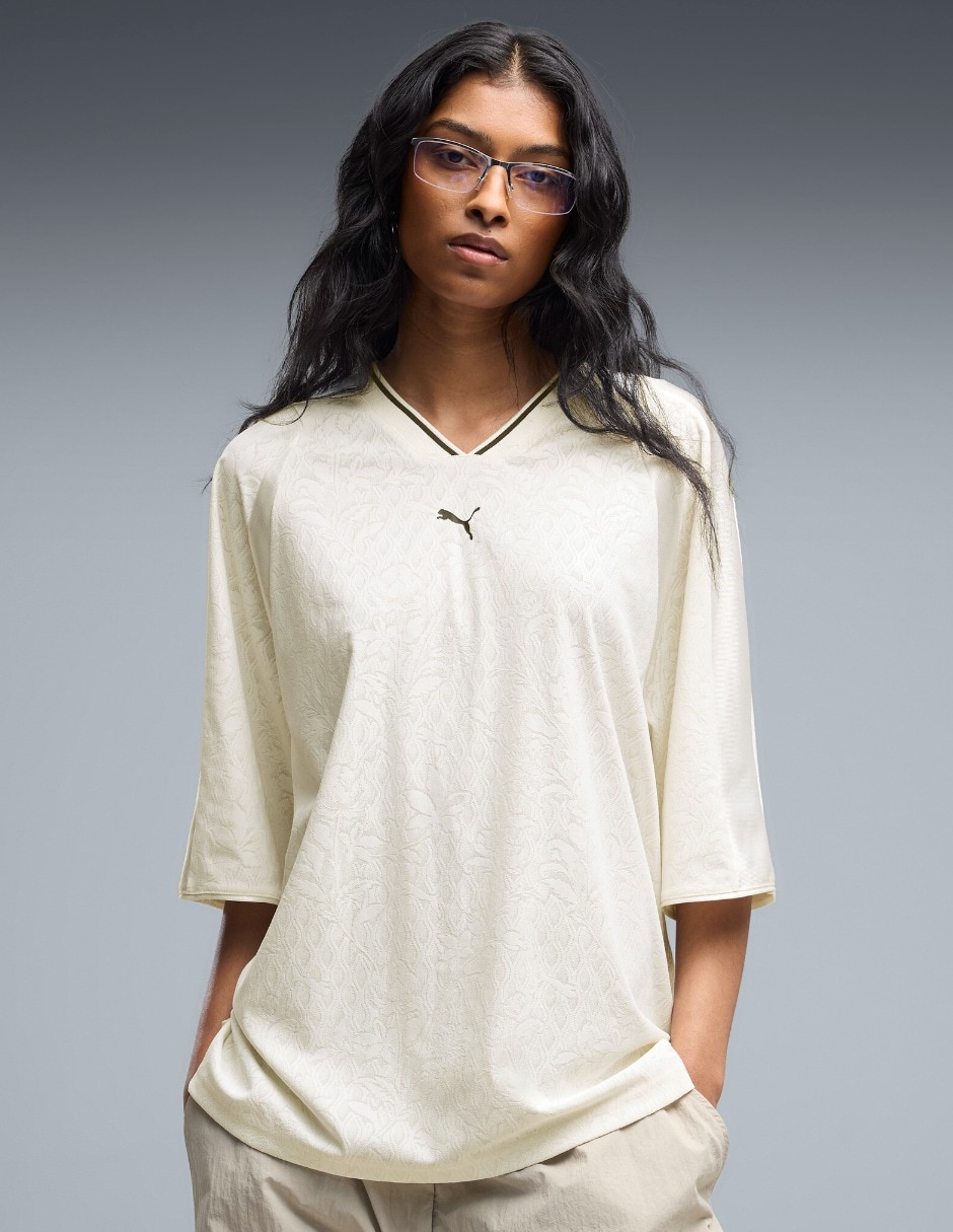 Playera manga corta Lace Pack Oversized cuello redondo mujer Playera manga corta Lace Pack Oversized cuello redondo mujer