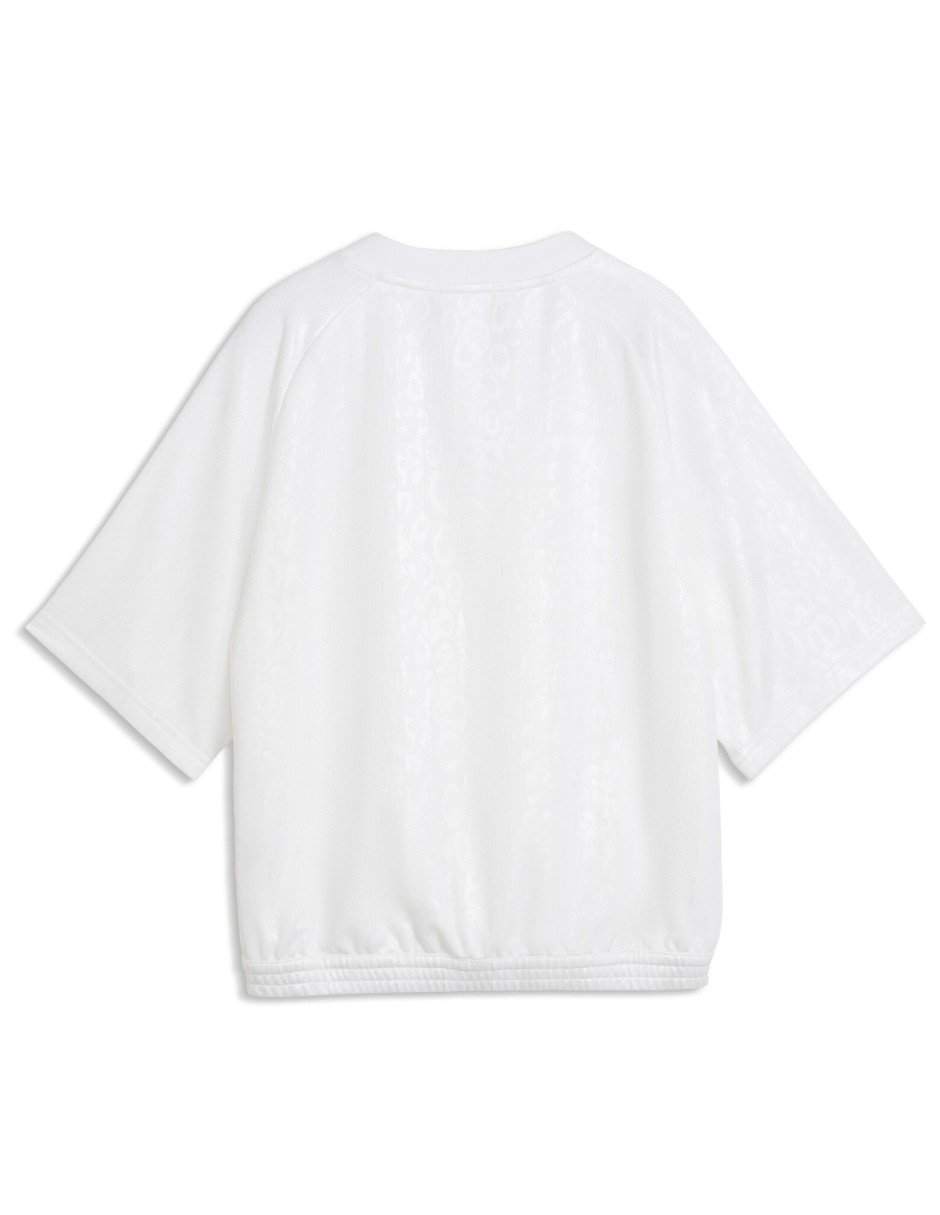 Playera manga corta Puma Sport Animal Re cuello redondo para mujer