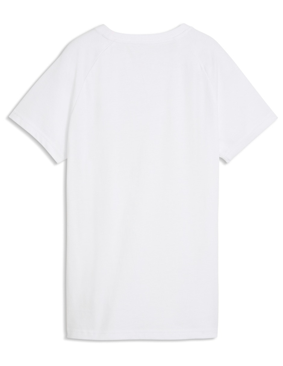 Playera manga corta Ess Logo Lab Tee cuello redondo mujer 5