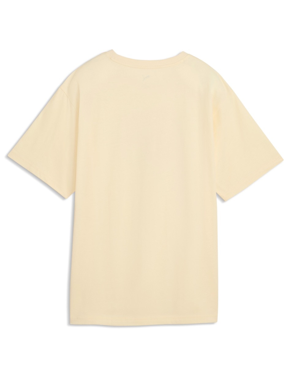 Playera manga corta Graphics Relaxed Cha cuello redondo para mujer 2