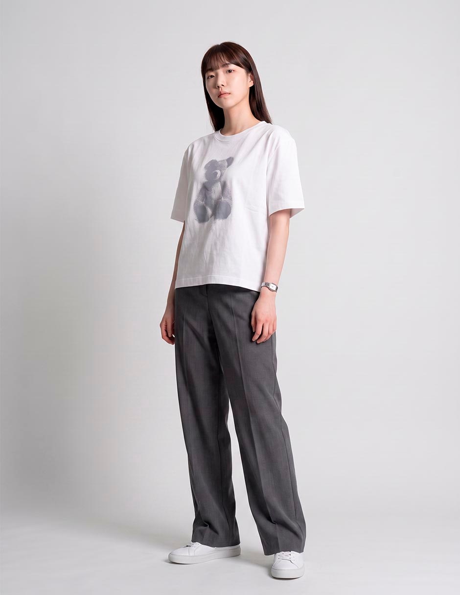 Playera manga corta cuello redondo para mujer Playera manga corta cuello redondo para mujer