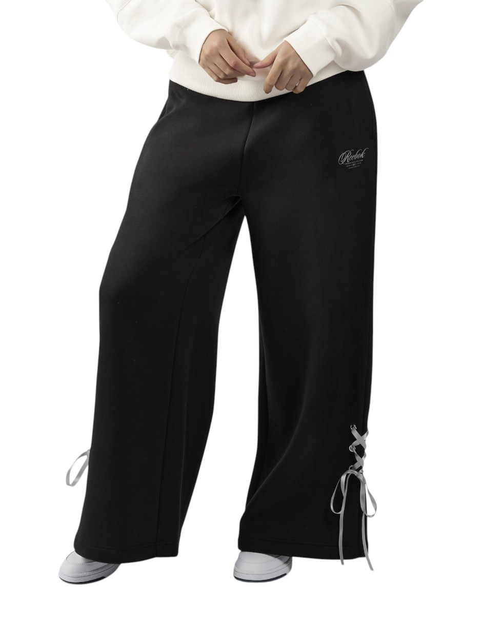 Pants wide leg con elástico para mujer Pants wide leg con elástico para mujer