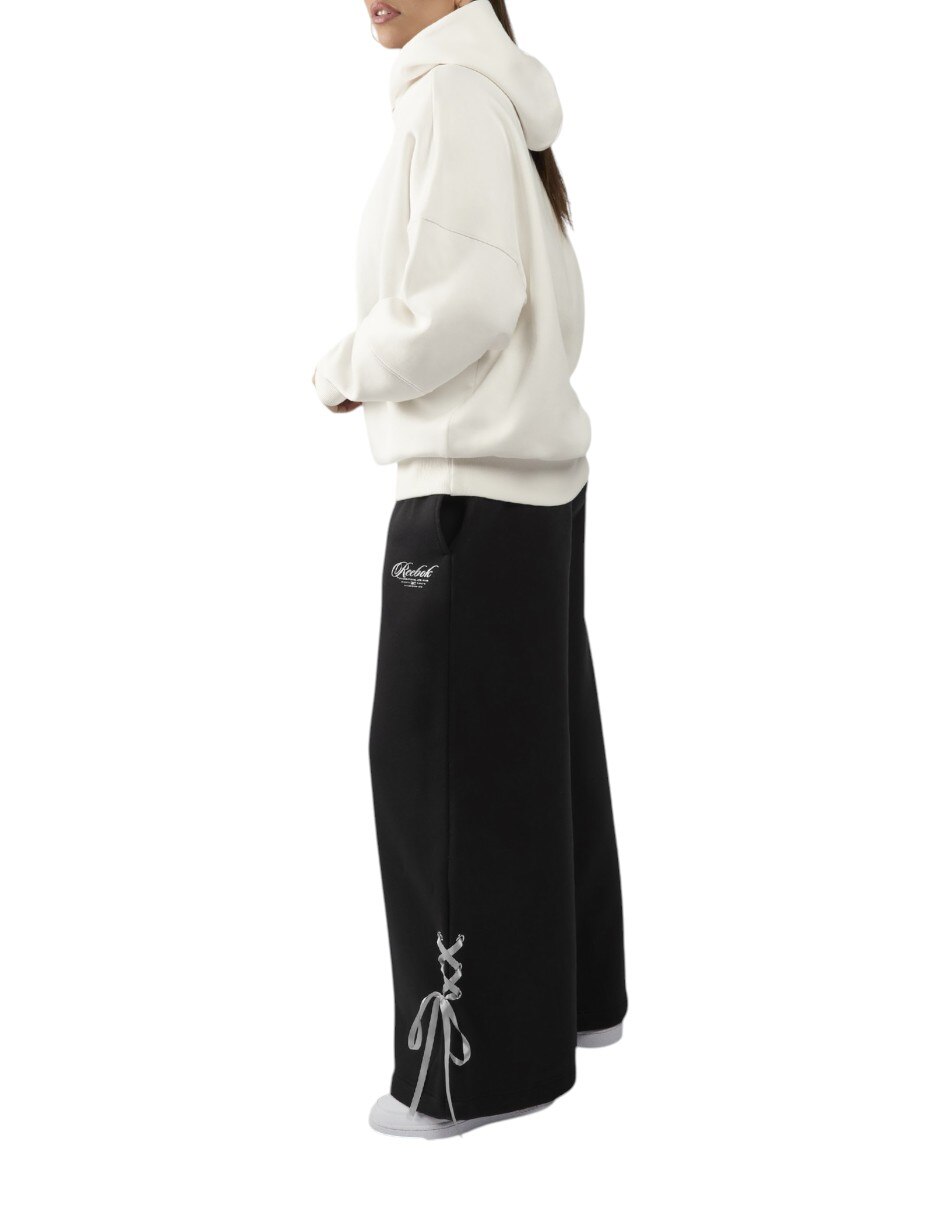 Pants wide leg con elástico para mujer 4