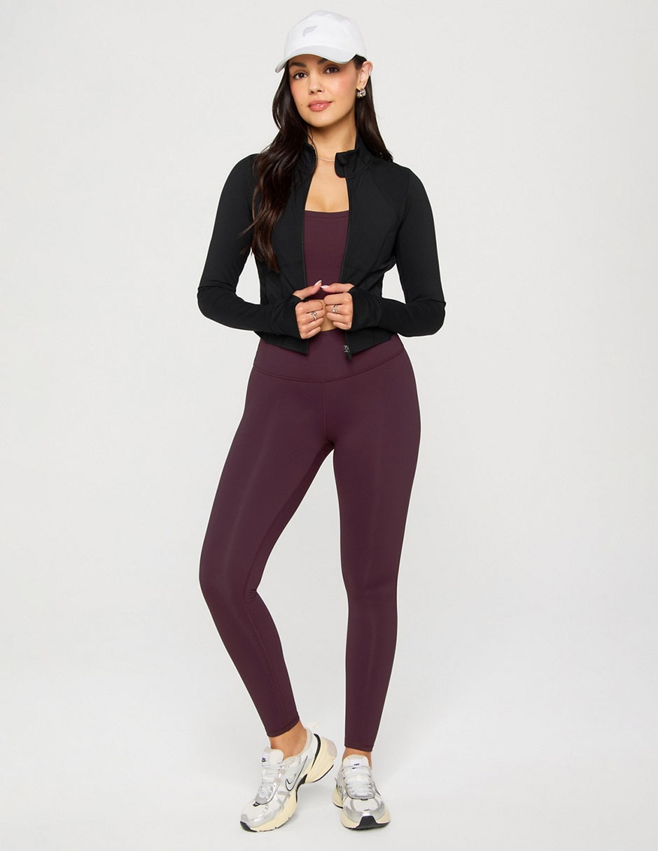 Legging a la cintura alta con elástico para mujer 2