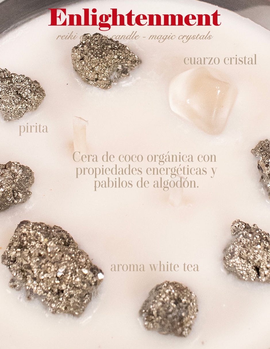 Vela aromática aroma té blanco y jengibre