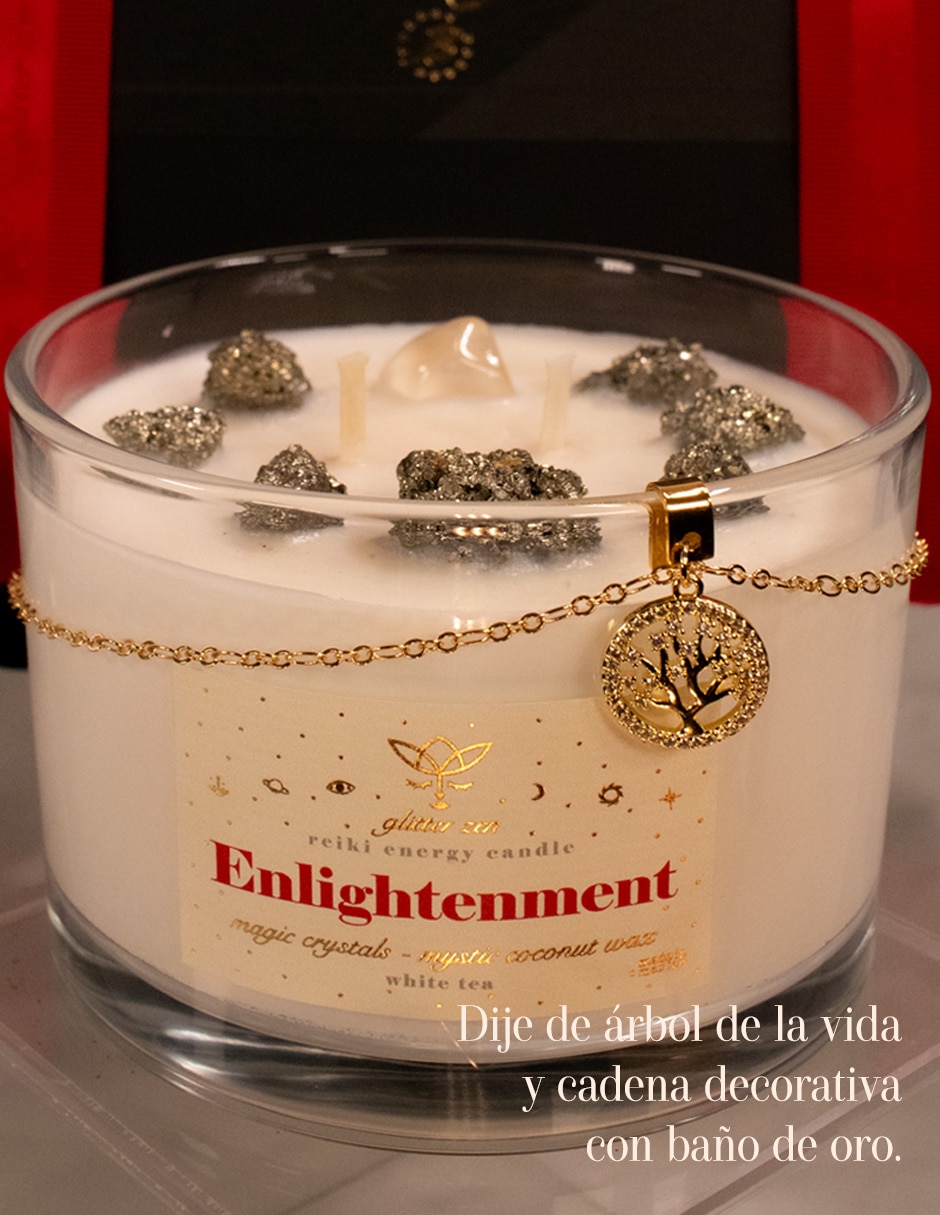 Vela aromática aroma té blanco y jengibre