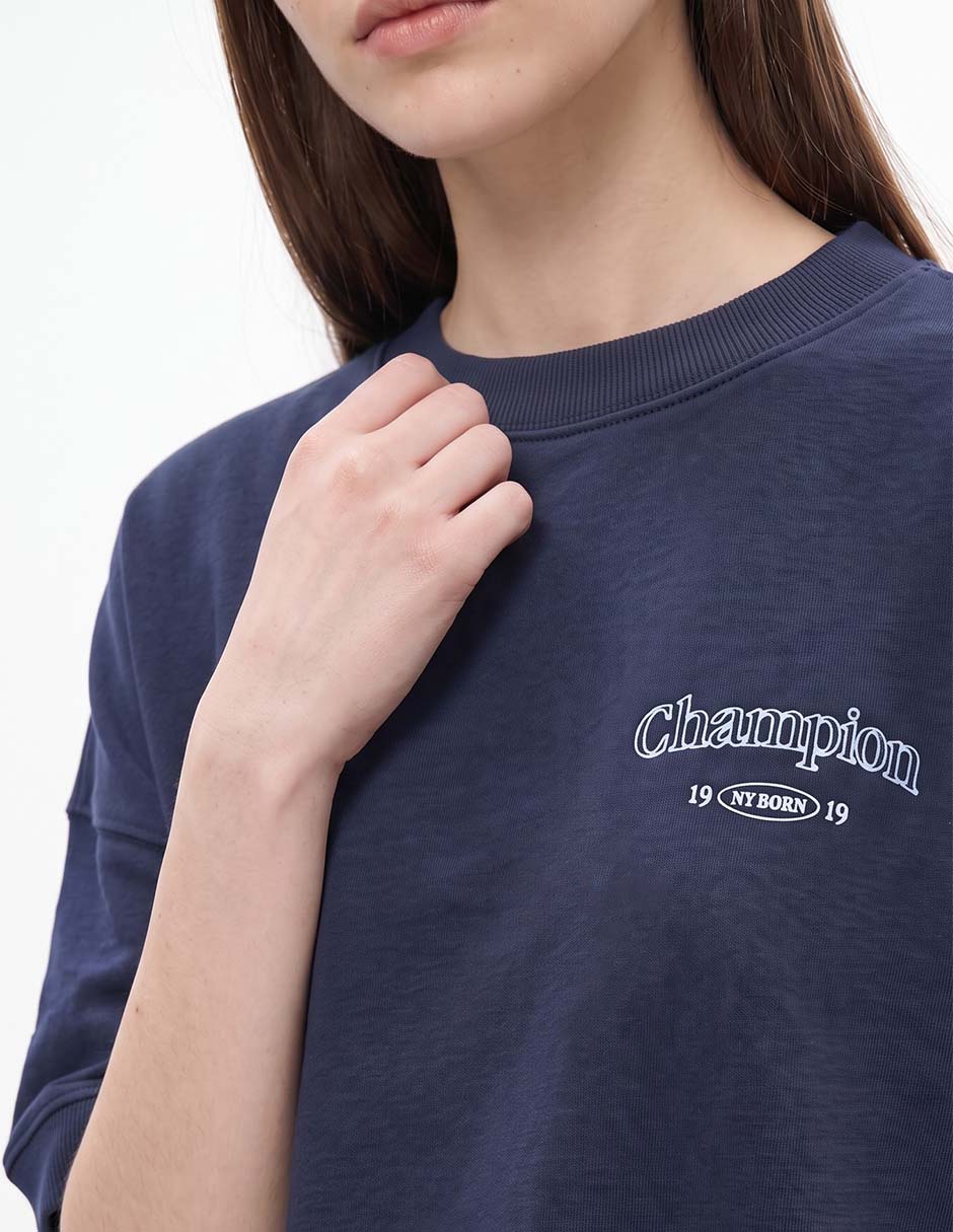 Playera manga corta cuello redondo para mujer 2