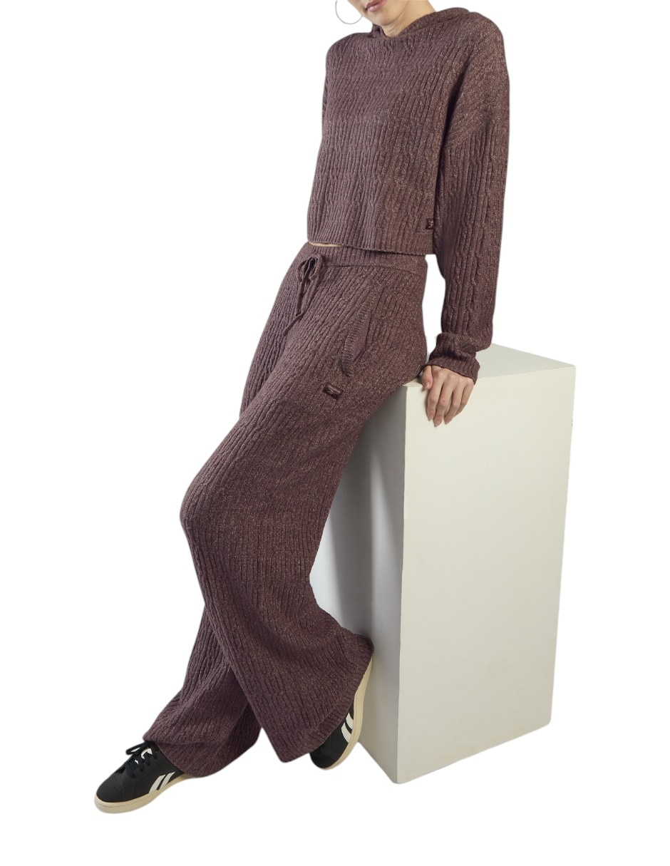 Pants wide leg con elástico para mujer Pants wide leg con elástico para mujer