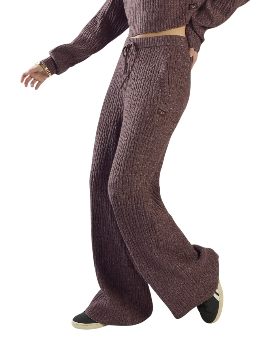 Pants wide leg con elástico para mujer 2