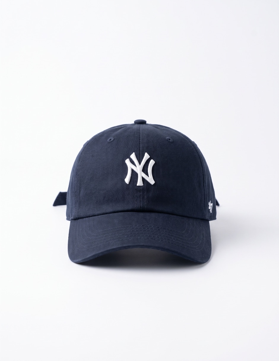 Gorra visera curva correa ajustable casual MLB New York Yankees para mujer 3