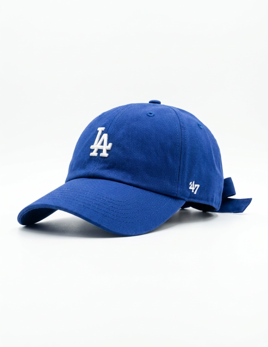 Gorra visera curva correa ajustable casual MLB Los Angeles Dodgers para mujer