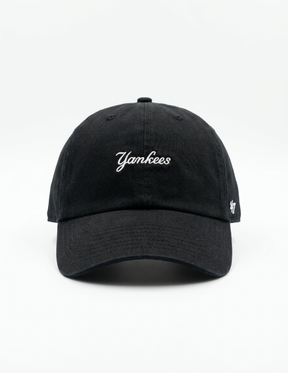 Gorra visera curva correa ajustable casual MLB New York Yankees para mujer 3