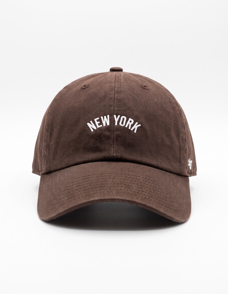 Gorra visera curva correa ajustable casual MLB New York Yankees para mujer 3
