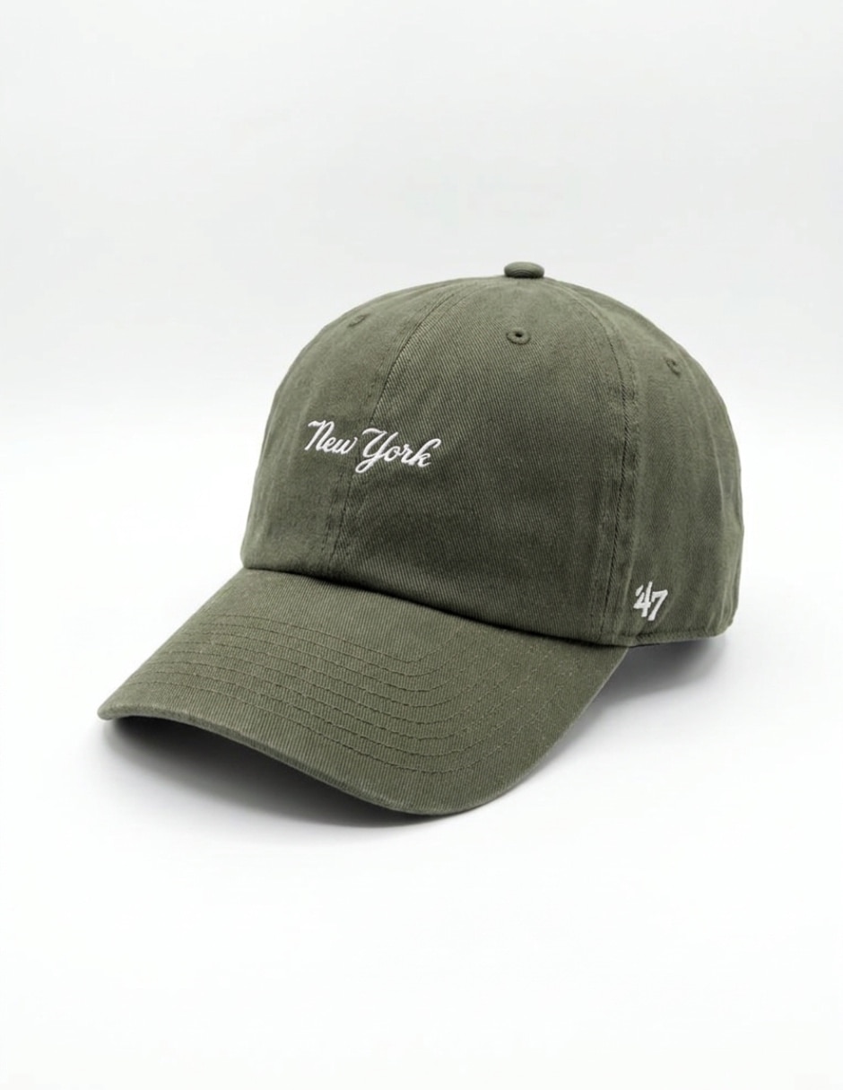 Gorra visera curva correa ajustable casual MLB New York Yankees para mujer