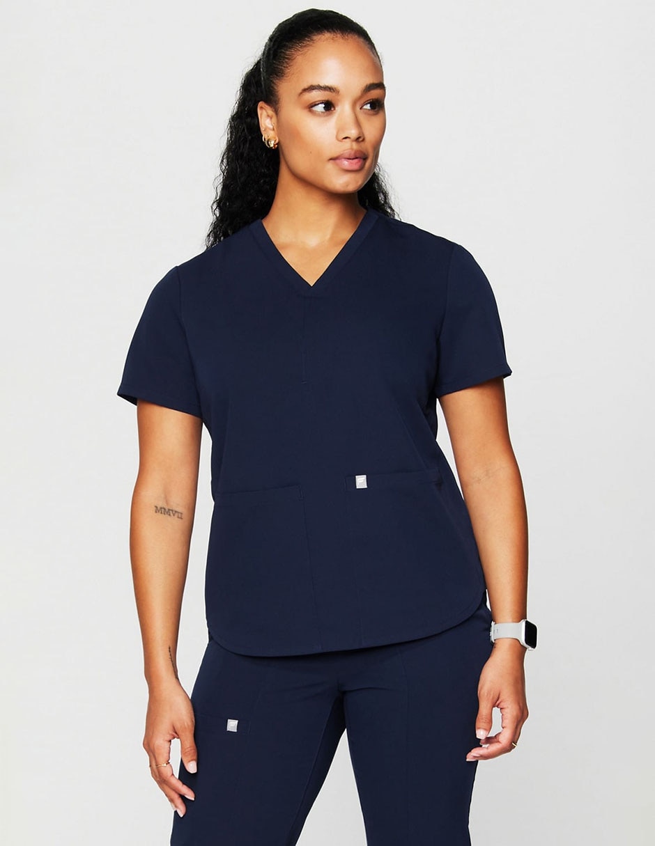 Playera manga corta Scrub cuello v mujer Playera manga corta Scrub cuello v mujer
