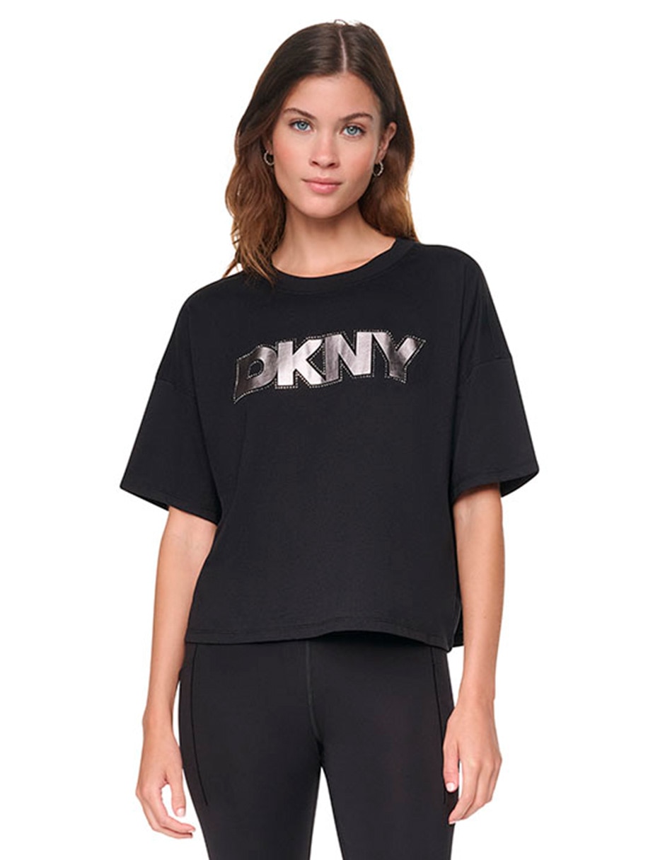 Playera manga corta cuello redondo para mujer Playera manga corta cuello redondo para mujer