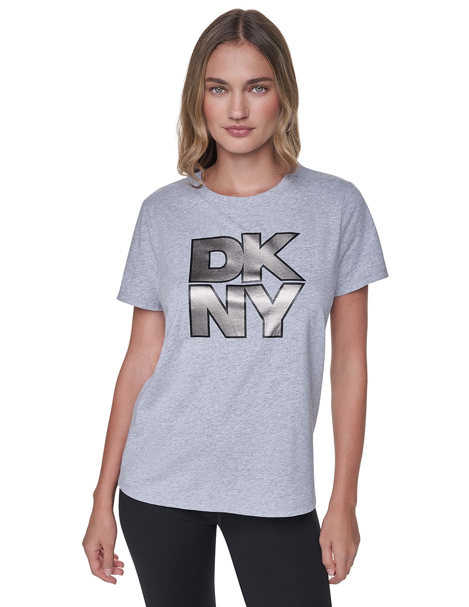 Playera manga corta cuello redondo para mujer 3