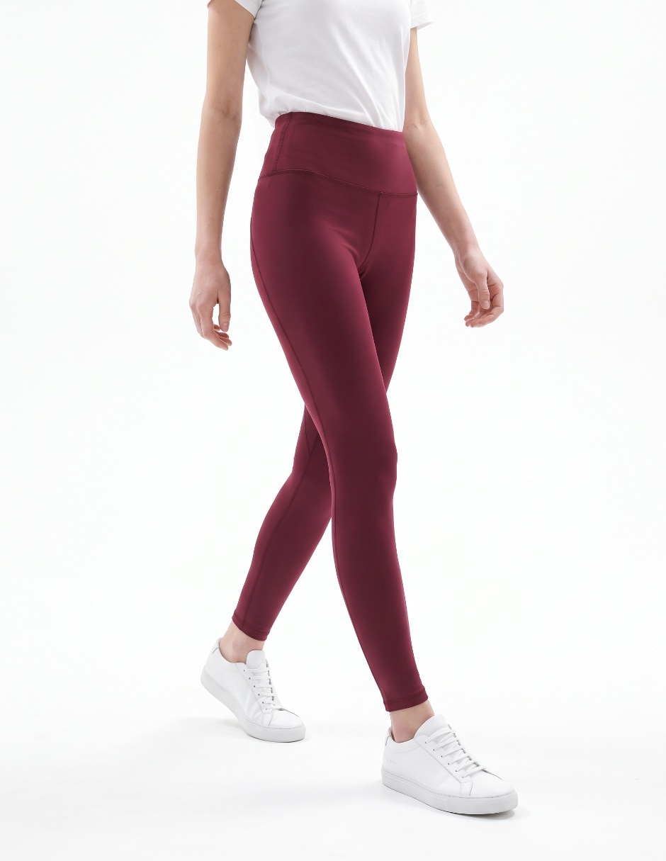 Legging a la cintura alta con elástico para mujer Legging a la cintura alta con elástico para mujer