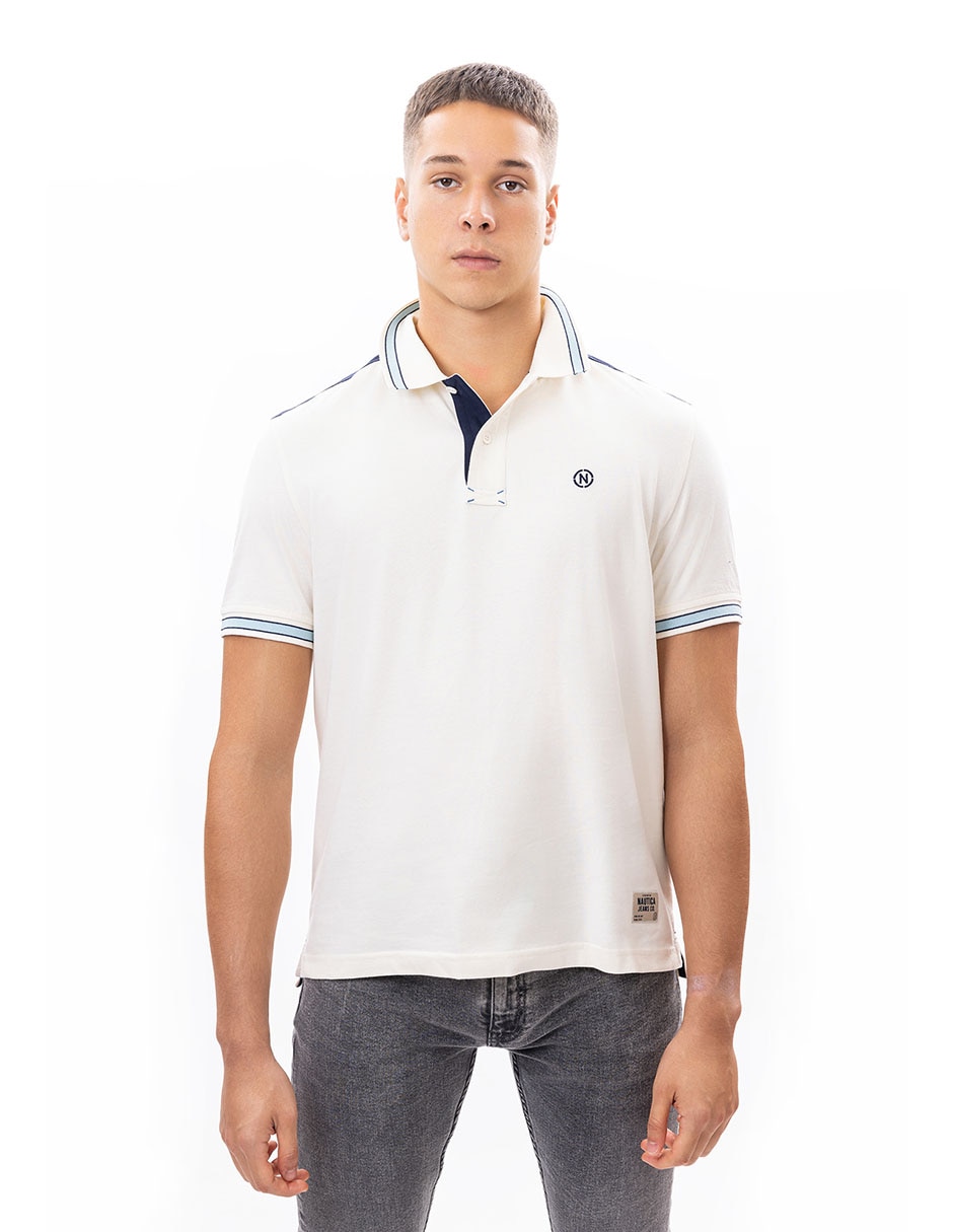 Playera cuello polo para hombre