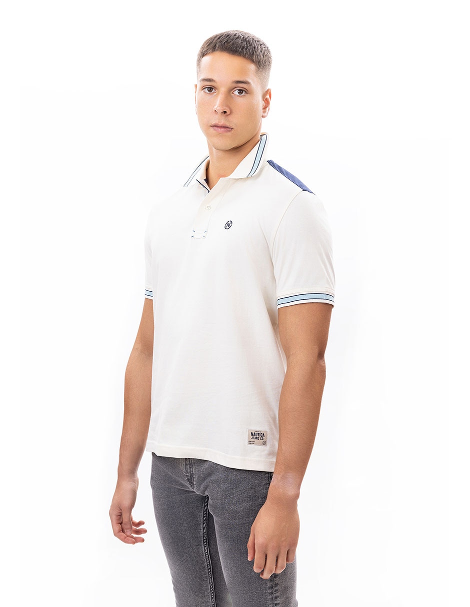 Playera cuello polo para hombre