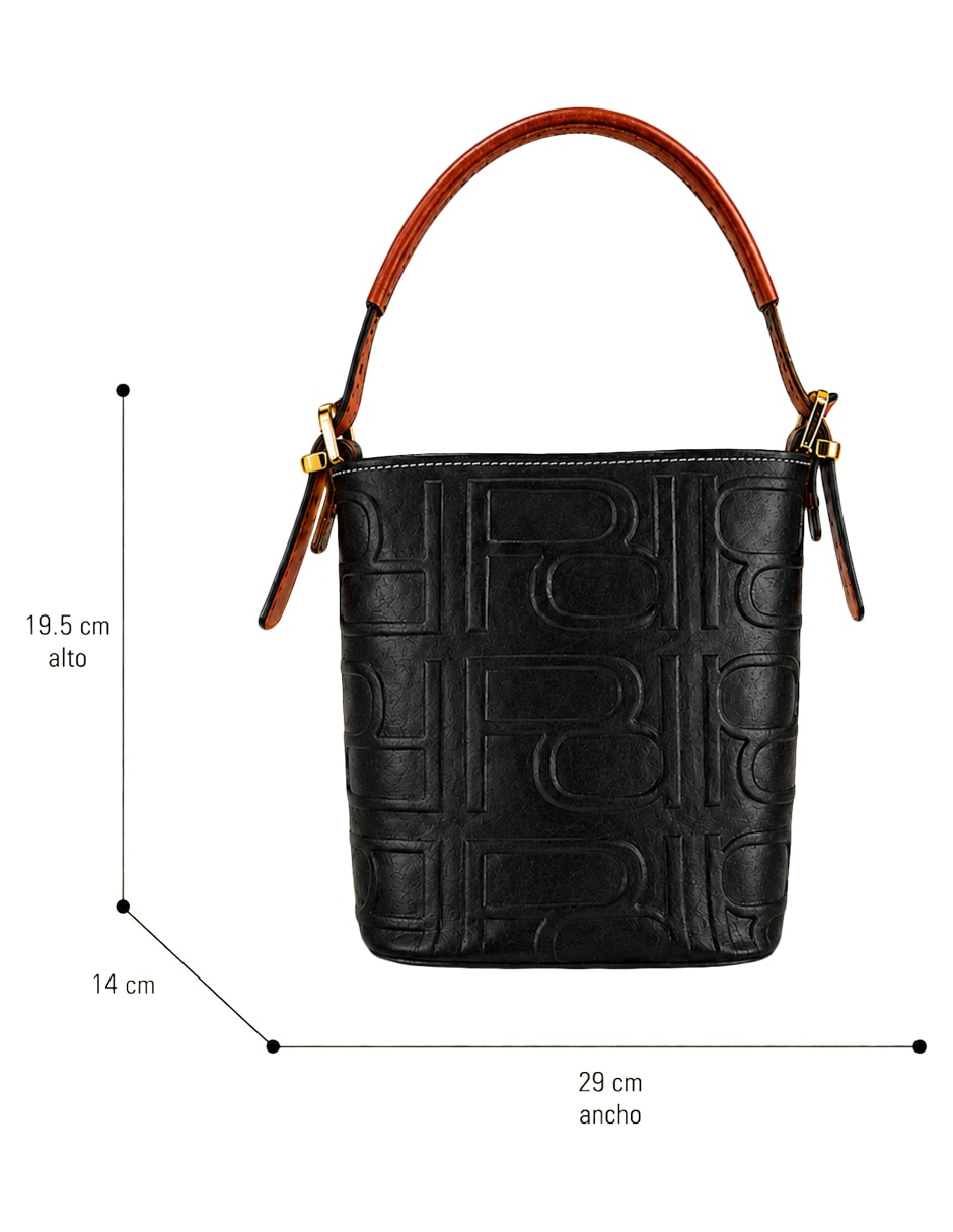 Bolsa shoulder de piel para mujer 4