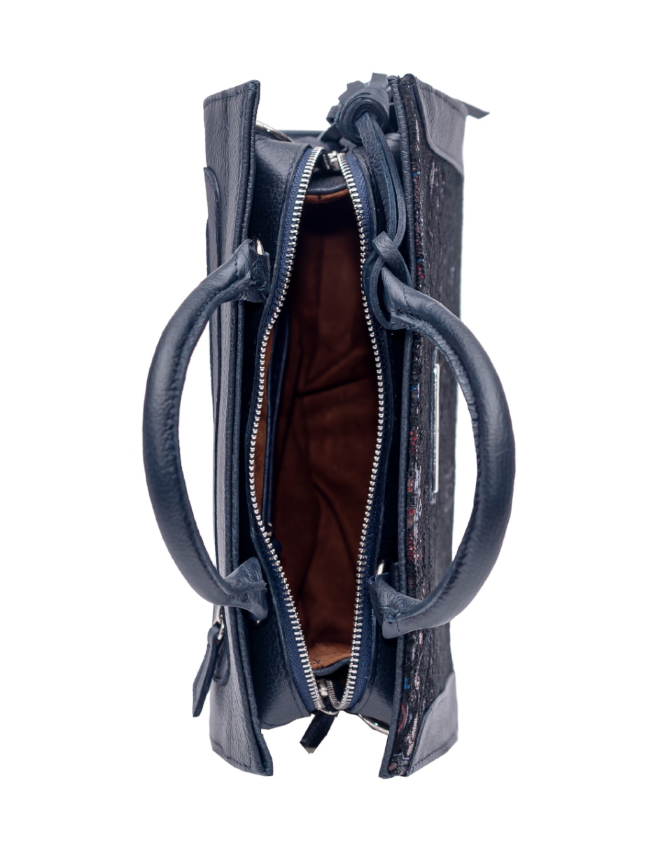 Bolsa shoulder garden de piel para mujer 4