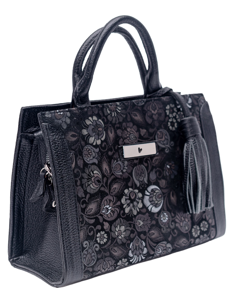 Bolsa shoulder garden de piel para mujer 5