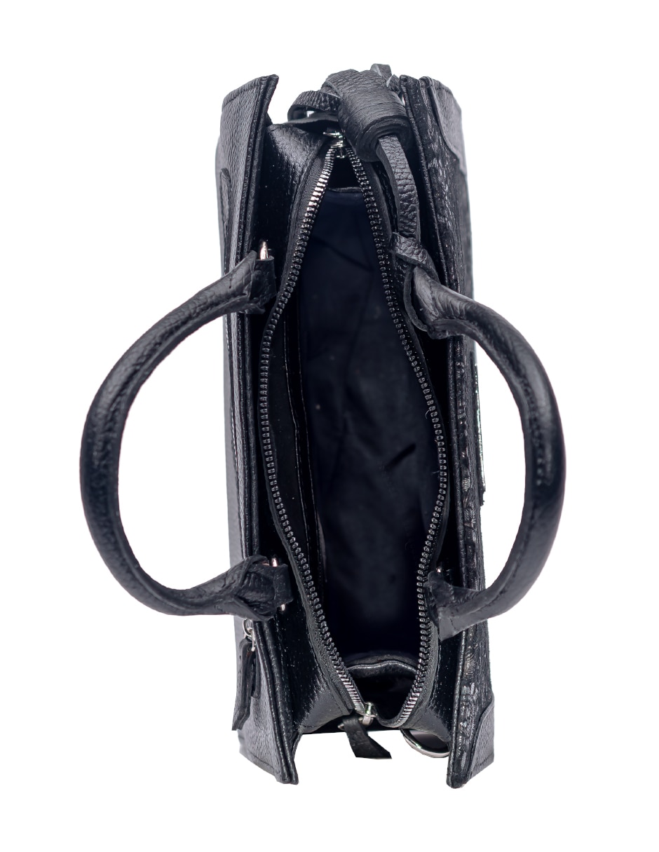 Bolsa shoulder garden de piel para mujer
