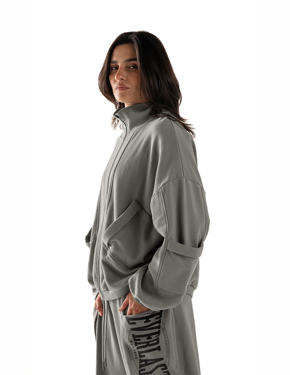 Playera manga larga urban pro collection cuello con escote para mujer 4