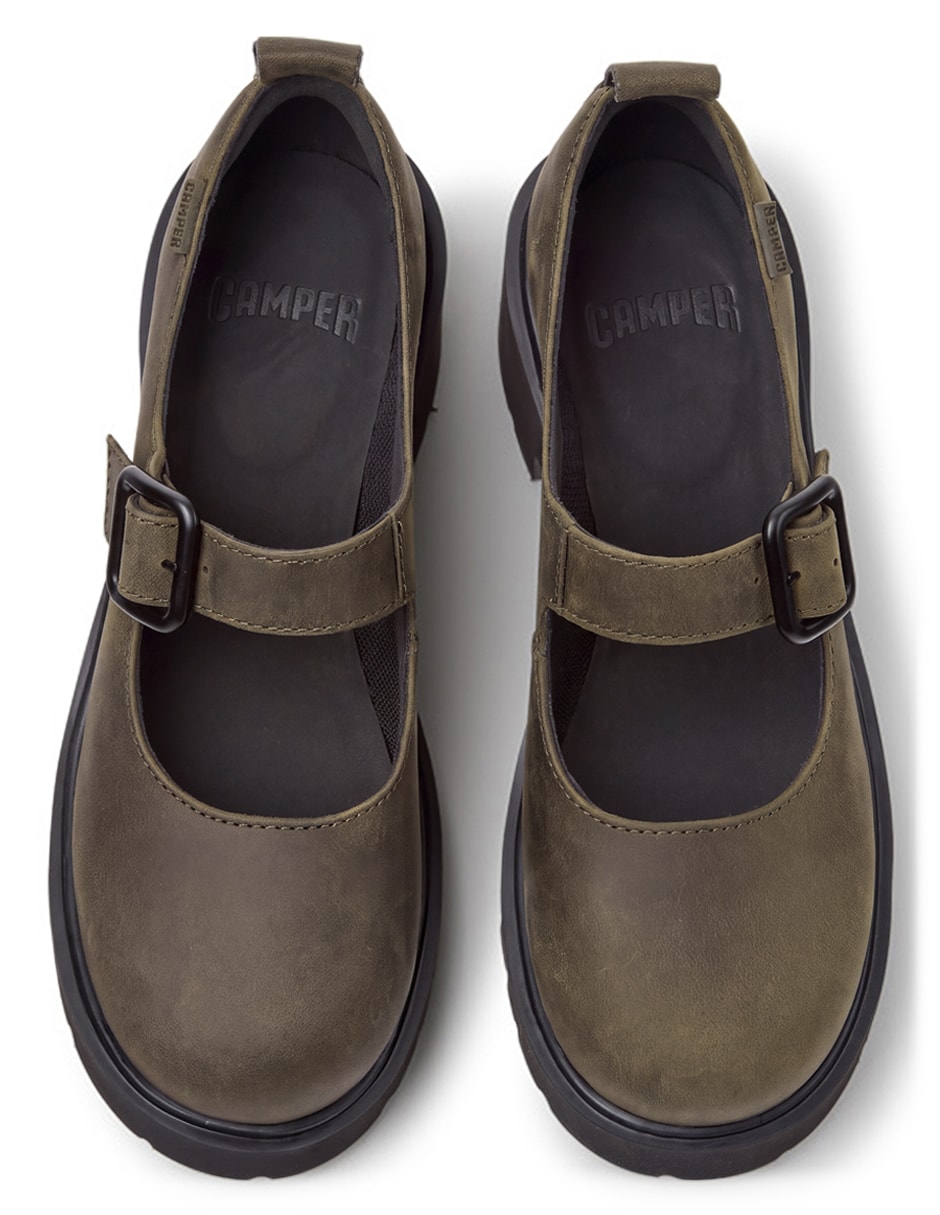 Zapato de tacón milah de piel para mujer 2