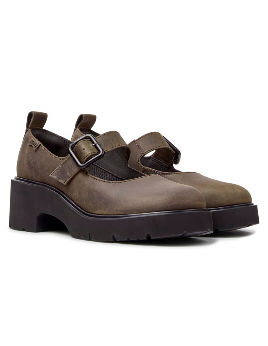 Zapato de tacón milah de piel para mujer 5