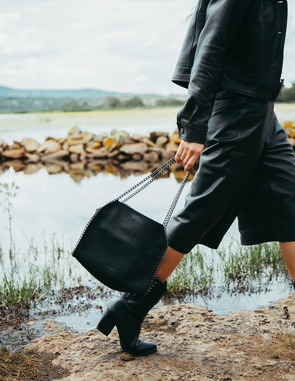 Bolsa shoulder the power of handmade de piel para mujer 2