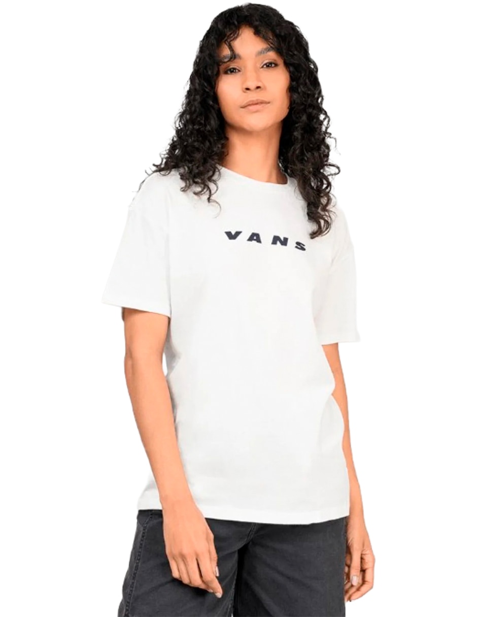 Playera manga cuello redondo para mujer