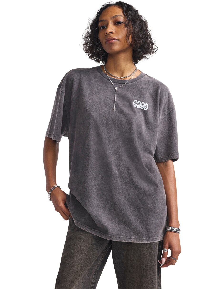 Playera manga cuello redondo para mujer Playera manga cuello redondo para mujer