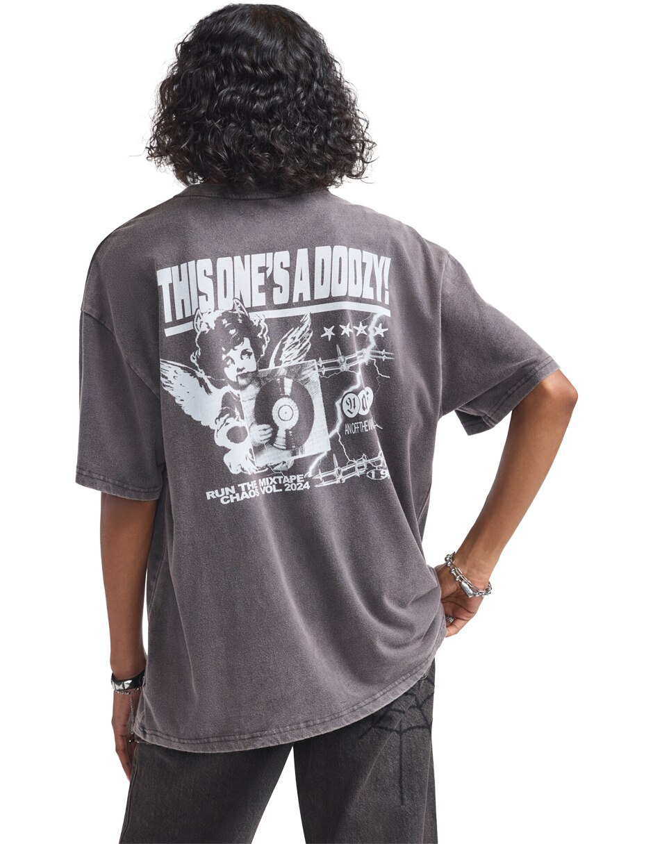 Playera manga cuello redondo para mujer 2