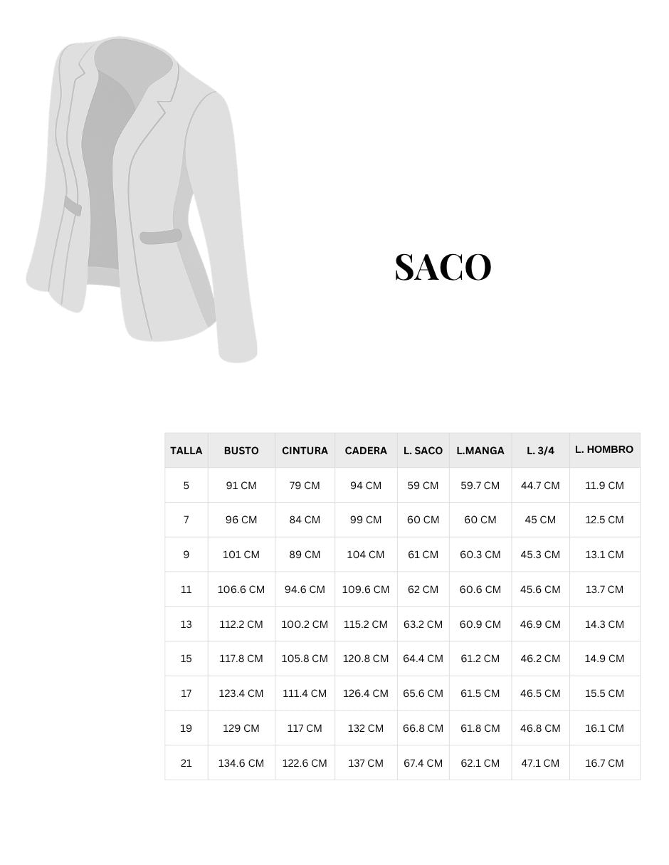 Saco Casual para mujer 6
