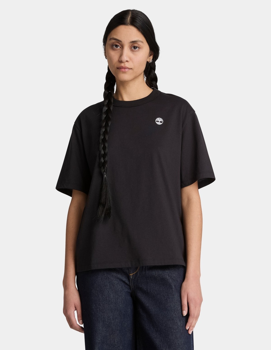 Playera manga cuello Redondo para mujer 4